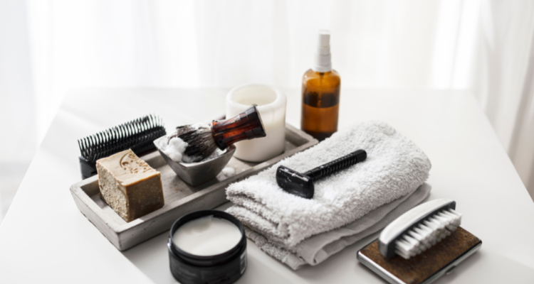 Soins Homme - Parfum et baume après rasage
